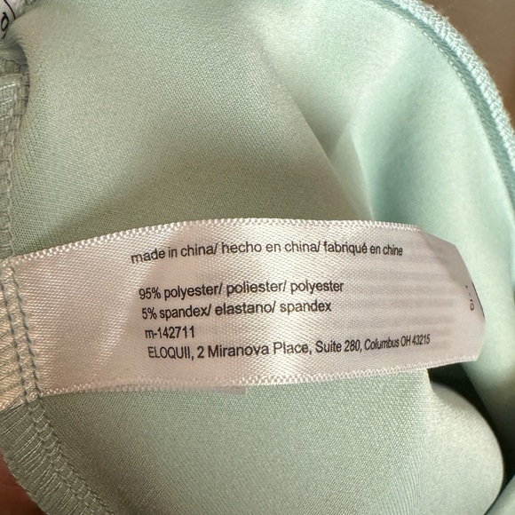 ELOQUII | Mint Green Neoprene Pencil Skirt - Size 16 - Picture 5 of 6